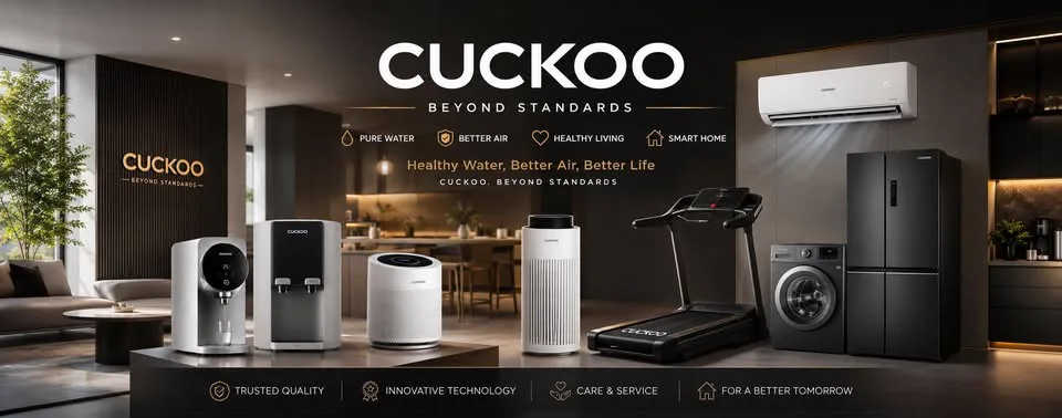 CUCKOO Beyond Standards β healthy water, better air, better life