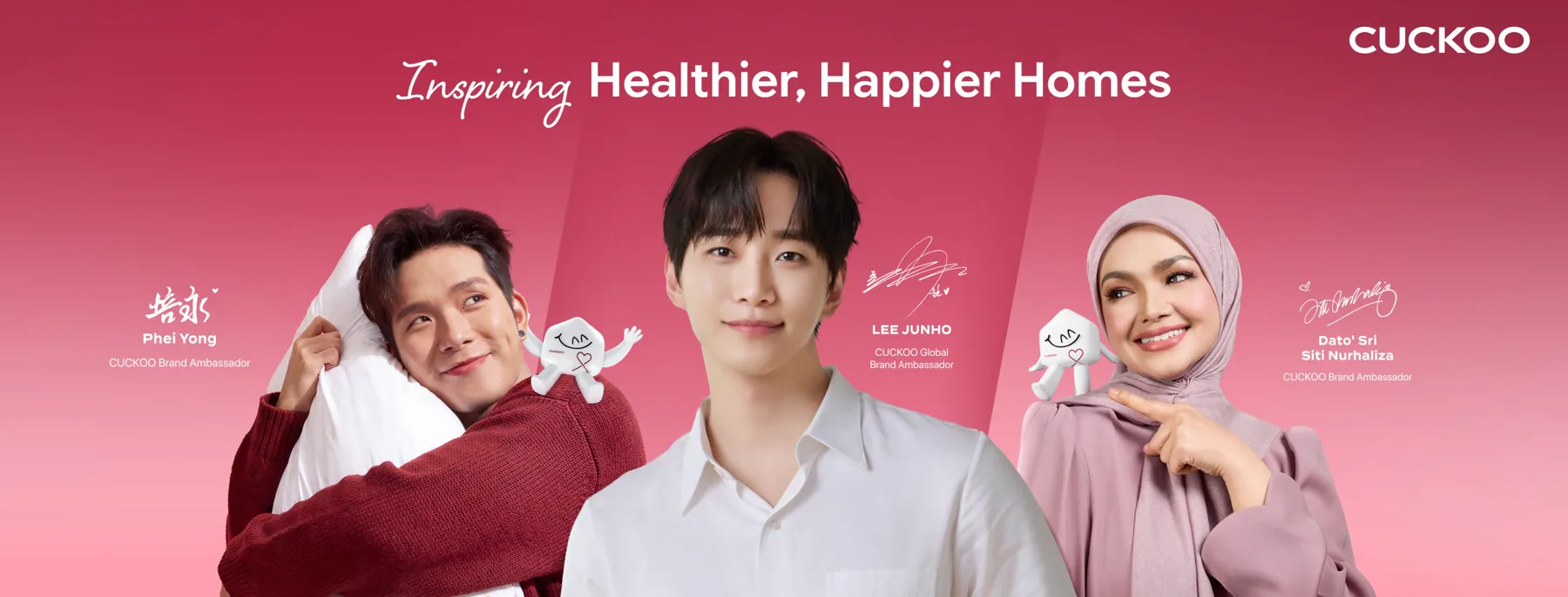 Inspiring healthier, happier homes β CUCKOO brand ambassadors