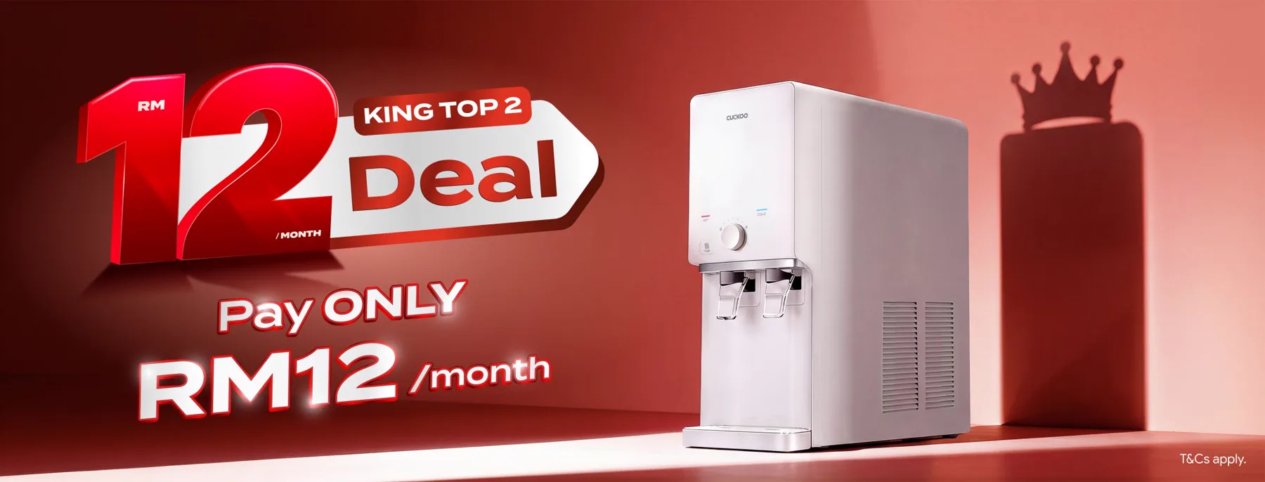King Top 2 RM12 Deal β pay only RM12 a month