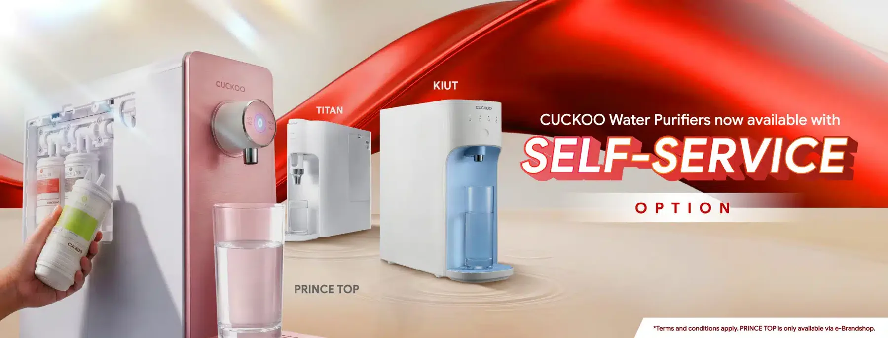 CUCKOO water purifiers now available with self-service option