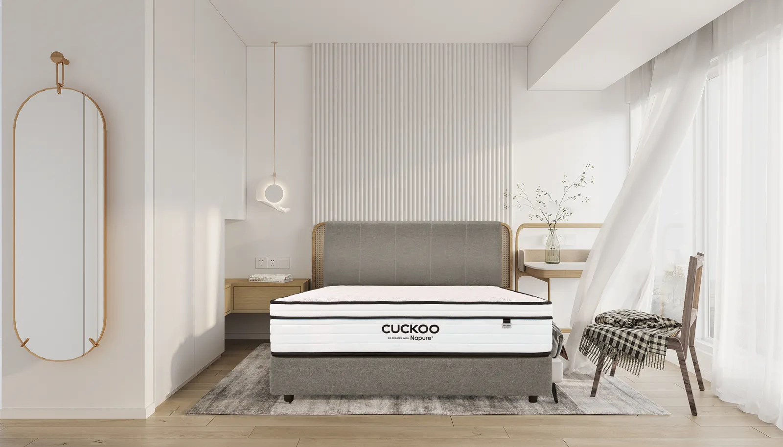 CUCKOO A-LITE — bright bedroom