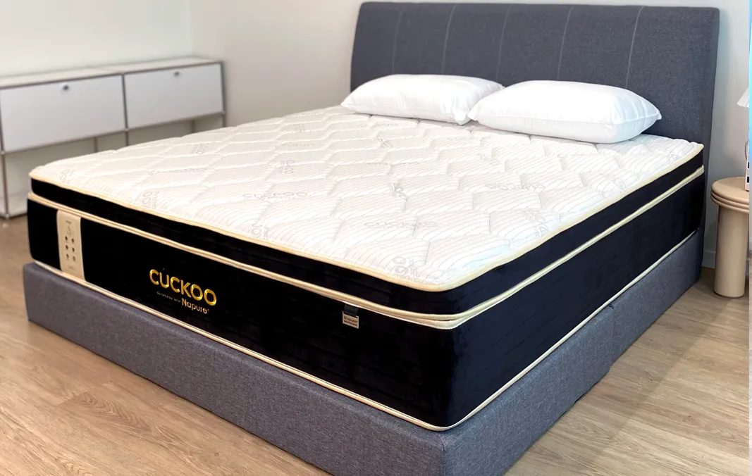 CUCKOO A-LUXE mattress with bed frame