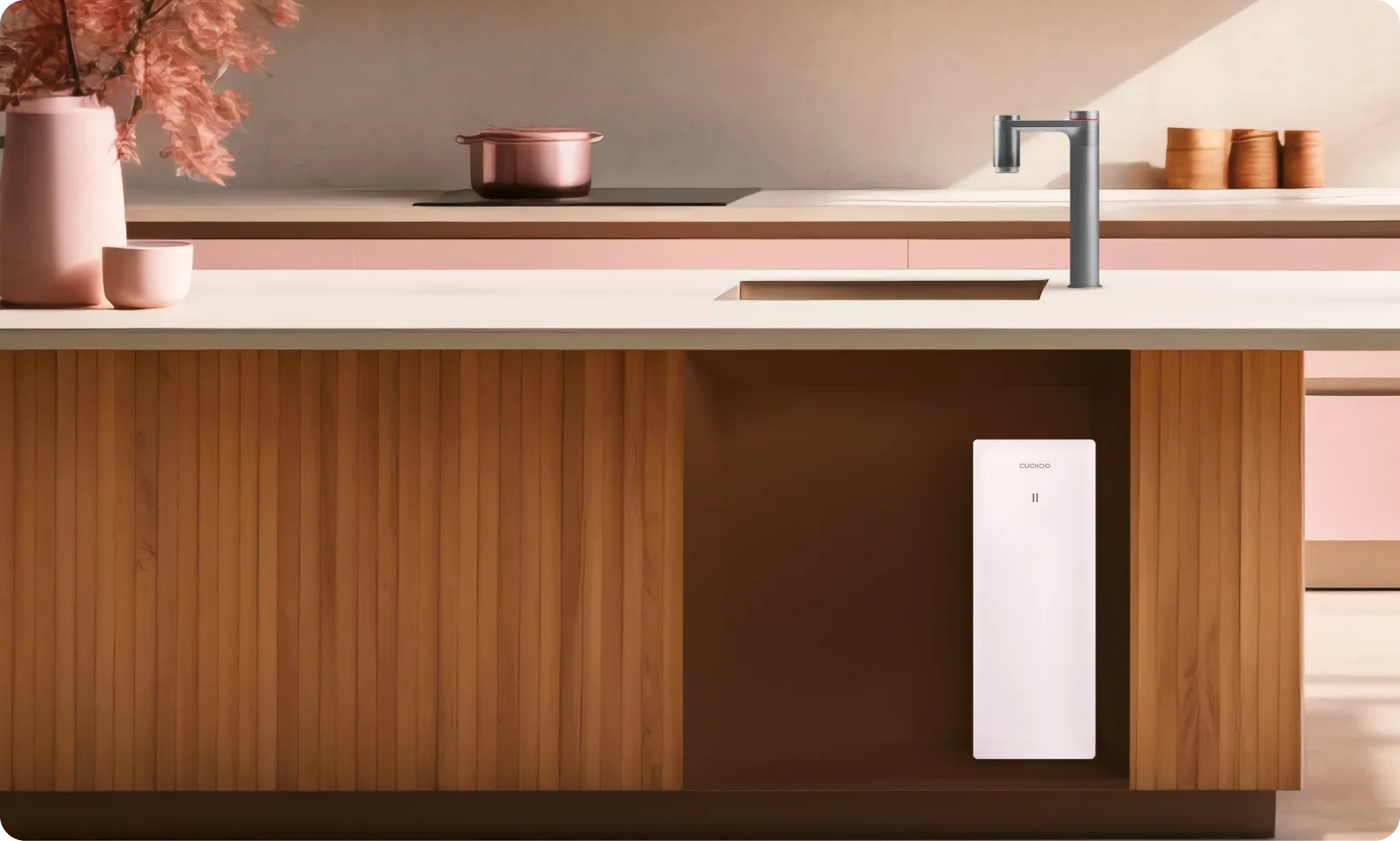 ACE di dapur — hanya paip di atas kaunter