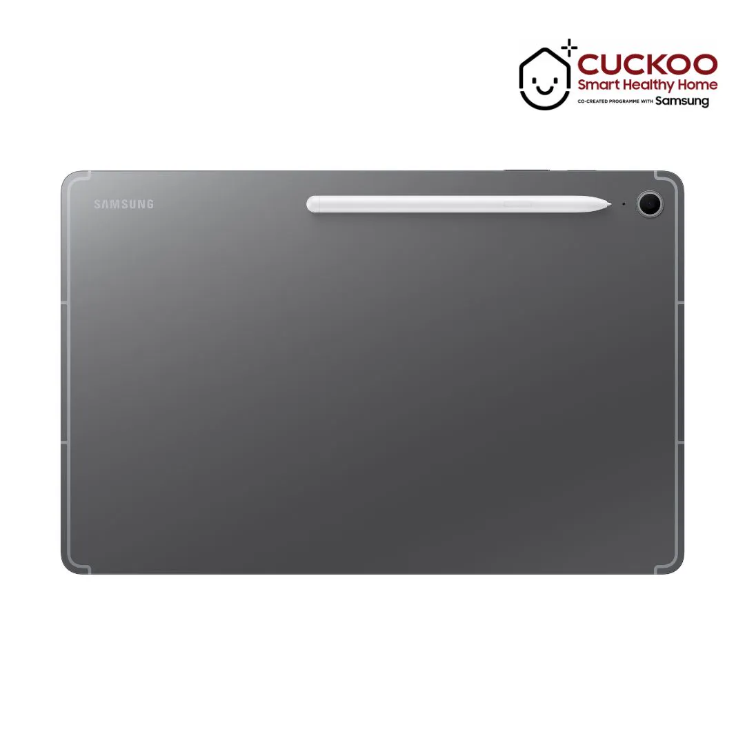 Samsung Galaxy Tab S10 FE+ — rear with S Pen