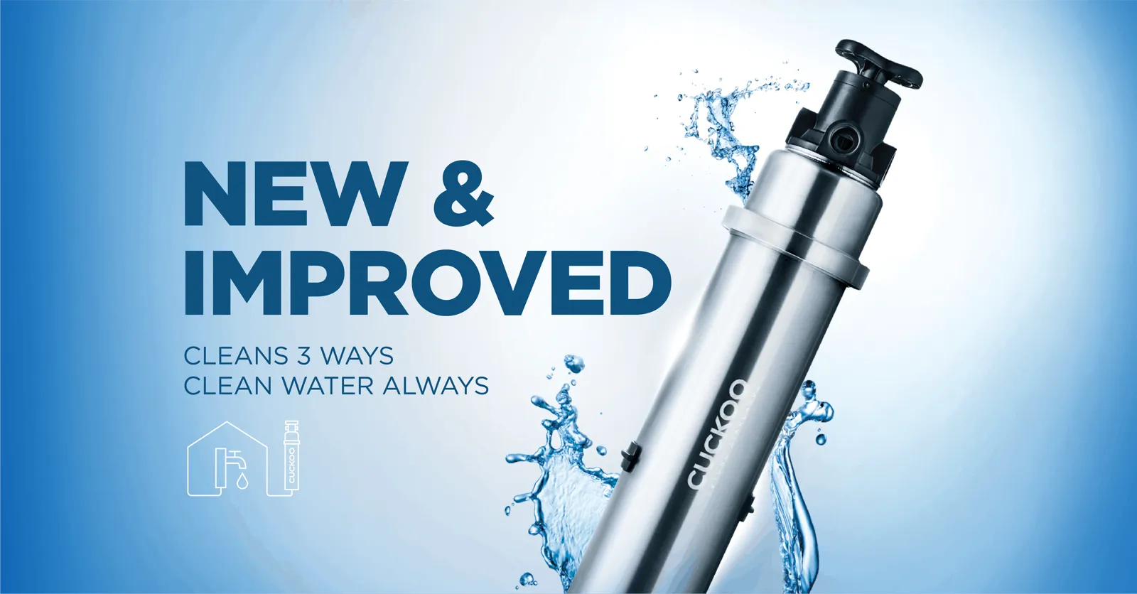 CUCKOO PRIME X3 — new & improved, cleans 3 ways