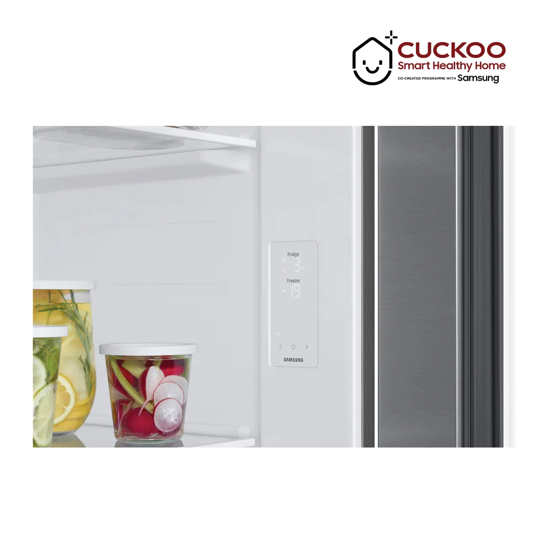 Samsung Side-by-Side Refrigerator — door bins