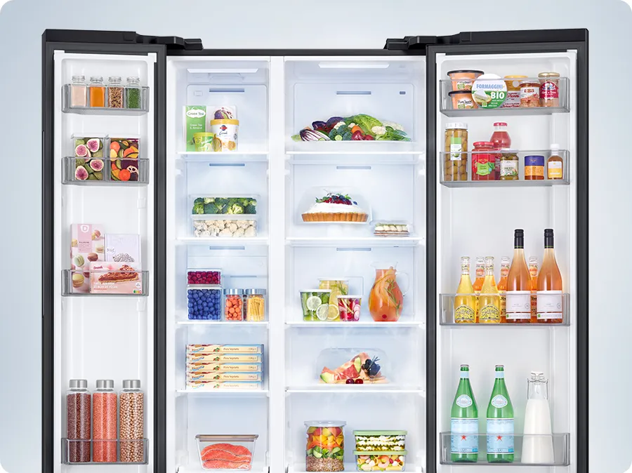 Samsung Side-by-Side Refrigerator — interior