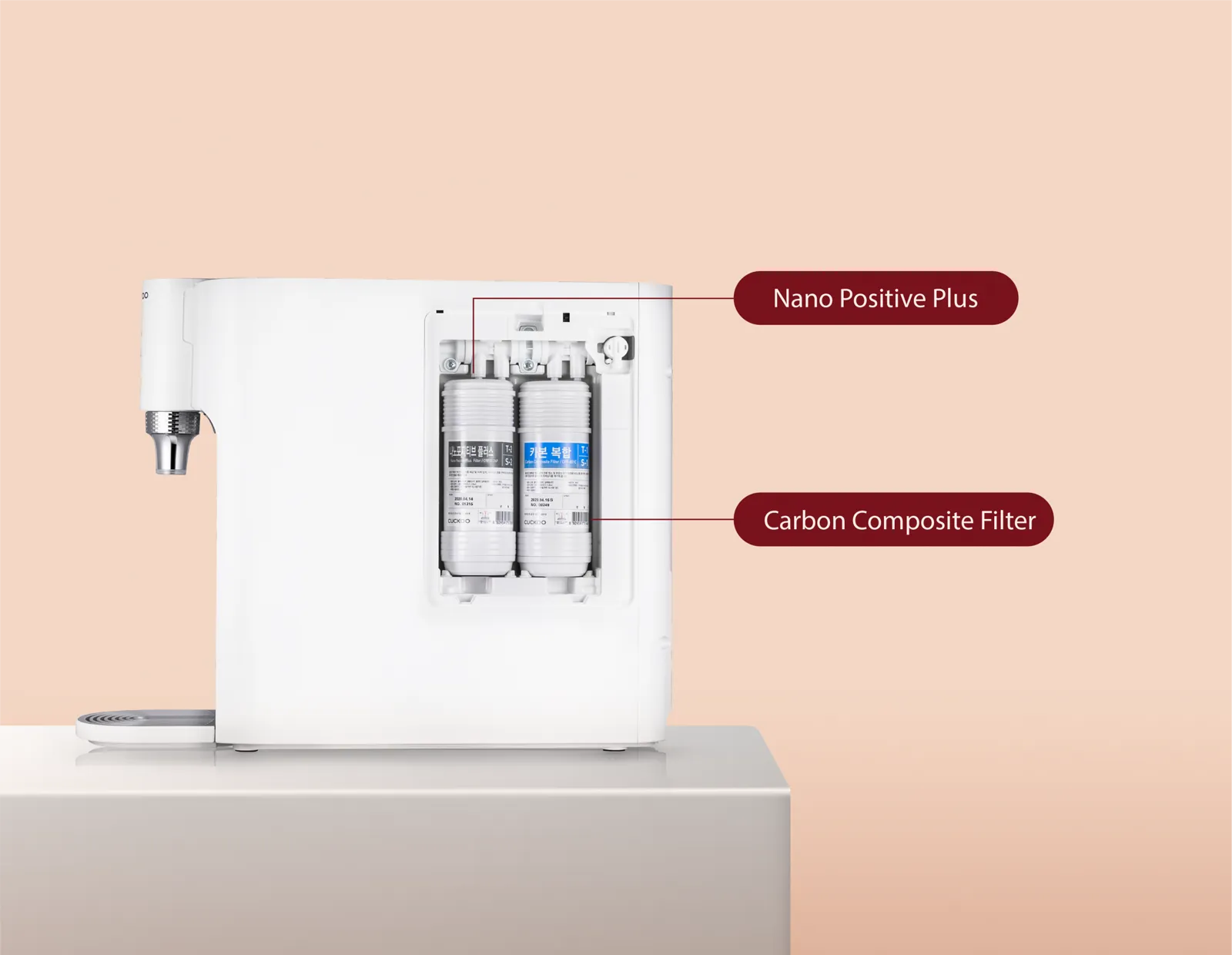 Dua filter: Carbon Composite & Nano Positive Plus