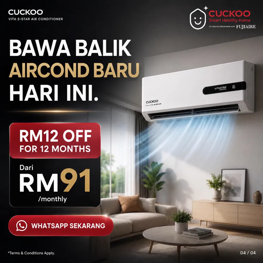 CUCKOO Vita 5-Star aircond β 4 / 4
