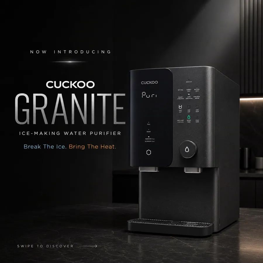 CUCKOO Granite β ais & air dalam satu β 1 / 4